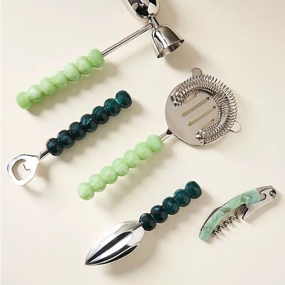 ❤️ANTHROPOLOGIE NWT SUSANA STRAINER in green resin - Picture 3 of 6